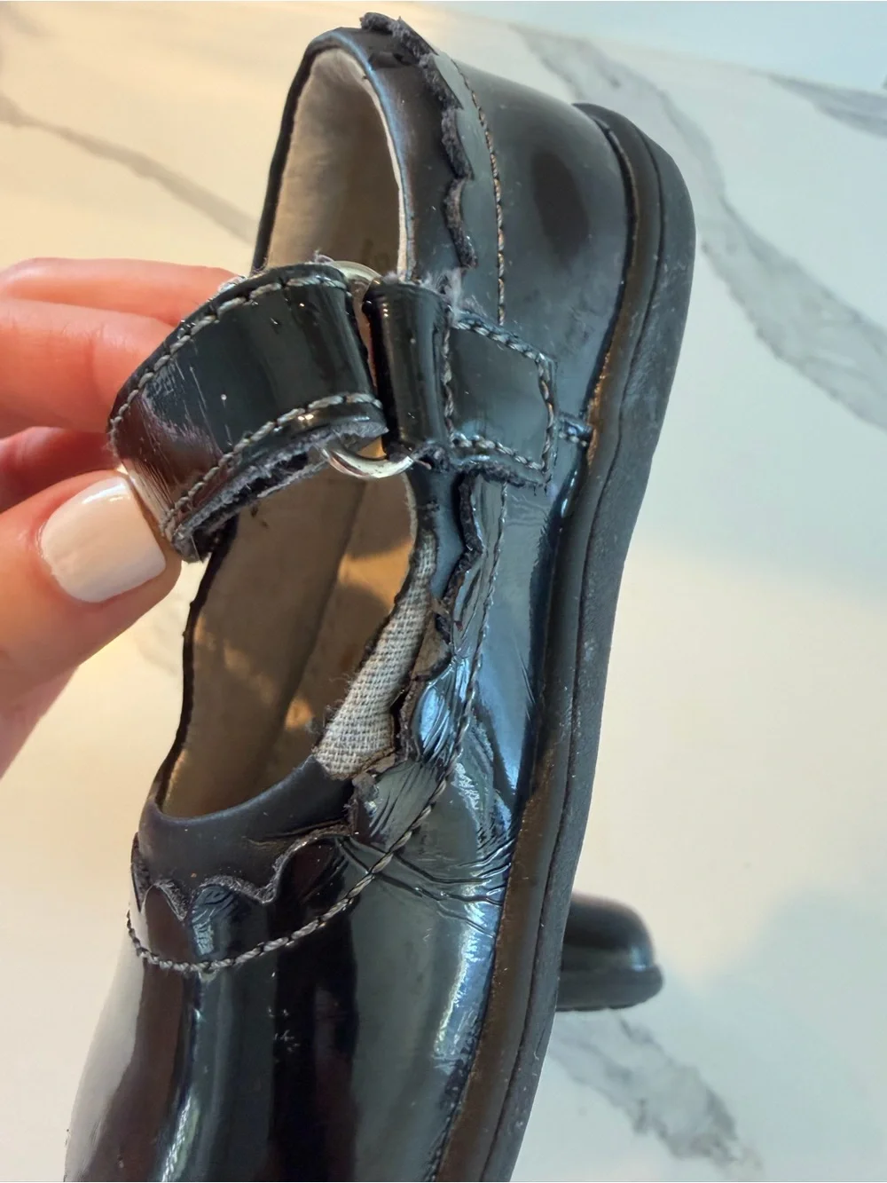 See Kai Run Girls Black Patent Mary Jane Shoes